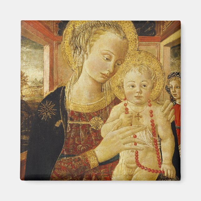 Virgin and Child 2 Magnet (Front)