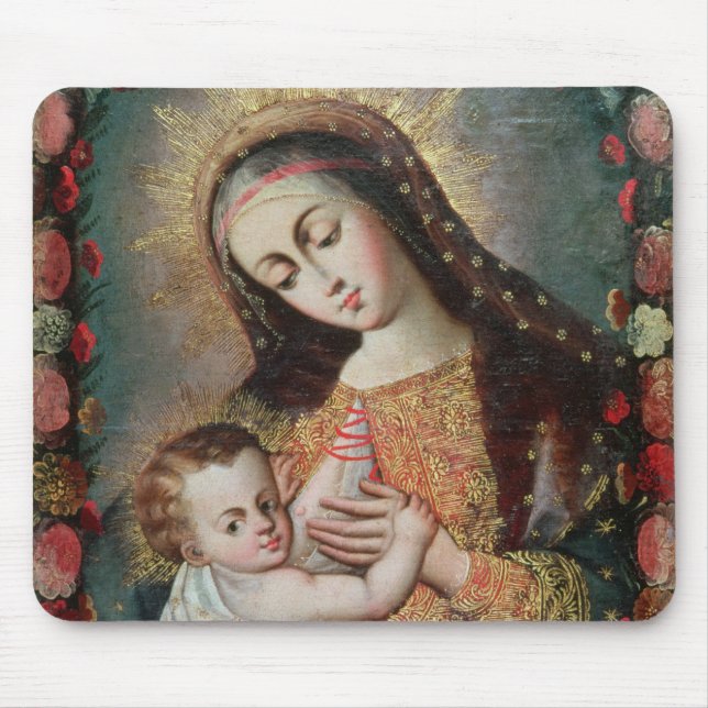 Virgin and Child 2 Mouse Mat (Front)