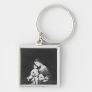 Virgin and Child 3 Key Ring