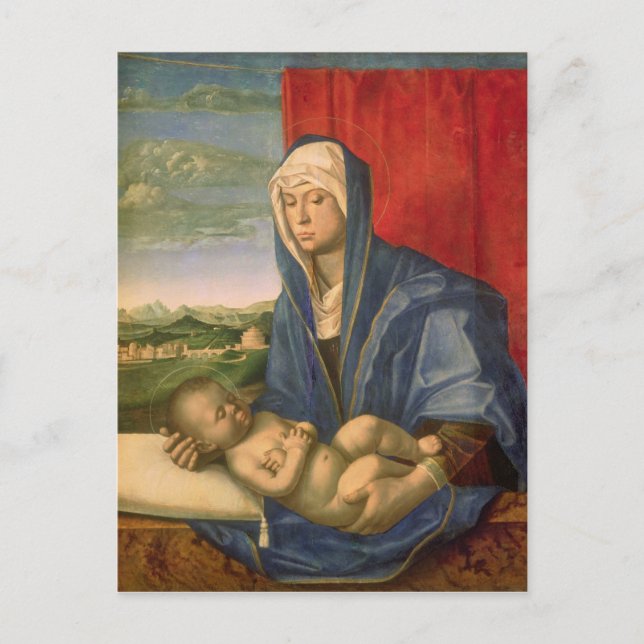 Virgin and Child 3 Postcard (Front)