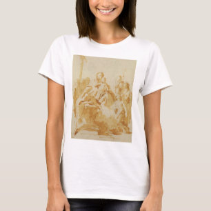 Virgin and Child Adored by Bishops, Monks & Women T-Shirt