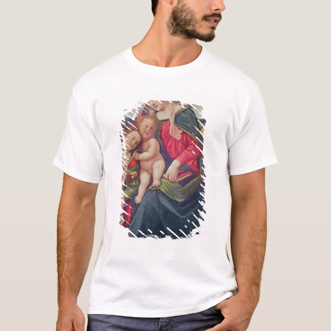 Virgin and Child and angel musicians T-Shirt (Front)