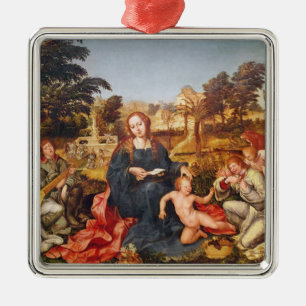 Virgin and Child and angels, 1536-38 Metal Tree Decoration