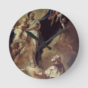 Virgin and Child Appearing to St. Philip Neri, 172 Round Clock