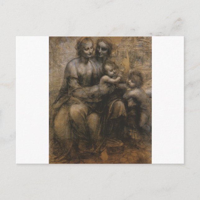 Virgin and Child by Leonardo da Vinci c. 1499 Postcard (Front)