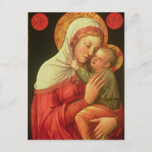 Virgin and Child, c.1465 (oil on panel) Postcard