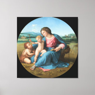 Virgin and Child Canvas Print