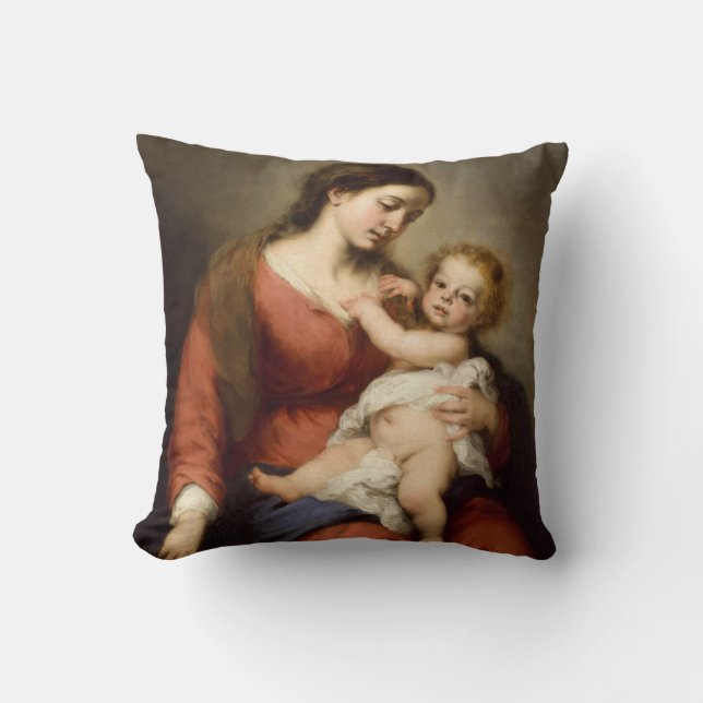 Virgin and Child Cushion (Front)