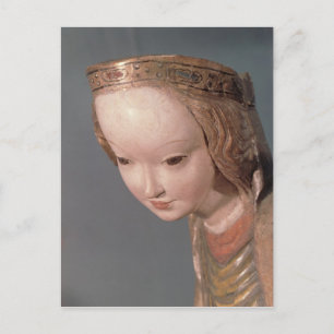 Virgin and Child, detail of the head of the Postcard