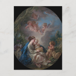 Virgin and Child - François Boucher Postcard