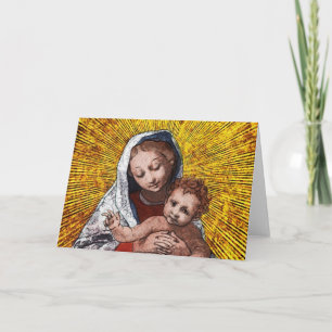 Virgin and Child I Holiday Card
