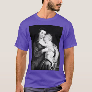 Virgin and child in black and white 2 T-Shirt