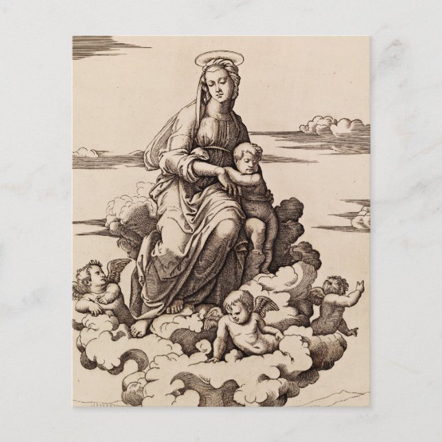 Virgin and Child in the Clouds (Front)