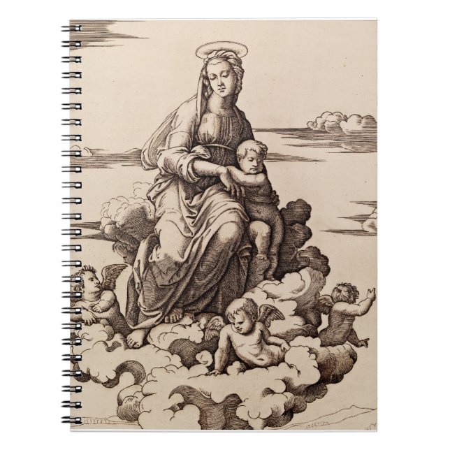 Virgin and Child in the Clouds Notebook (Front)