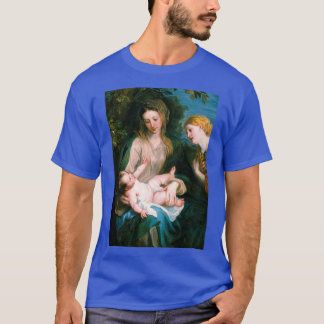 Virgin and Child Merry Christmas 2 T-Shirt