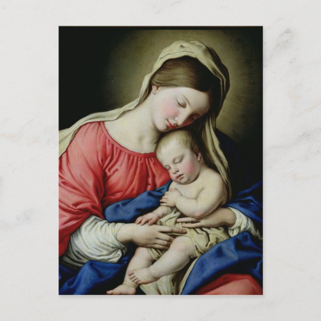 Virgin and Child Postcard (Front)