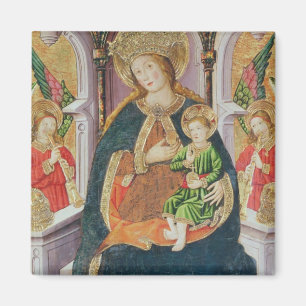 Virgin and Child with Angel Musicians Magnet