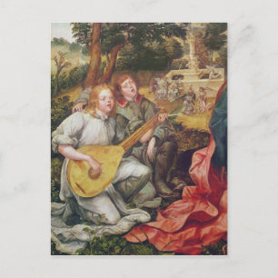 Virgin and Child with Angels Postcard