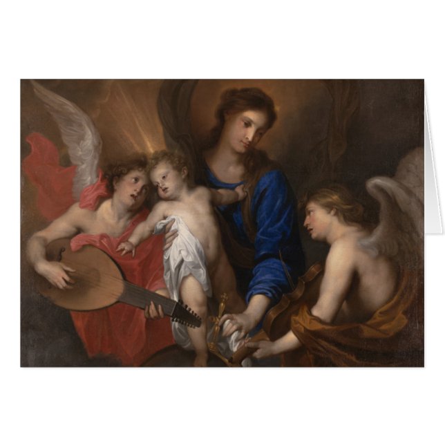 Virgin and Child with Music Making Angels (Front Horizontal)