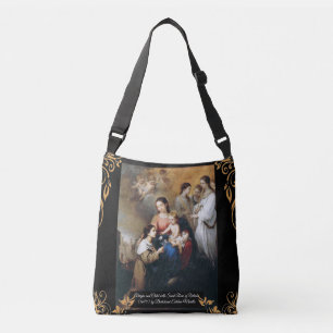 Virgin and Child with Saint Rose Crossbody Bag