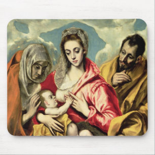 Virgin and Child with SS. Anne and Joseph Mouse Mat