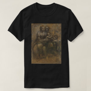 Virgin and Child with St Anne by Leonardo da Vinci T-Shirt