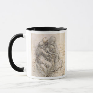 Virgin and Child with St. Anne, c.1501-10 (pen and Mug