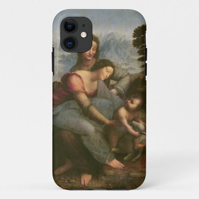 Virgin and Child with St. Anne, c.1510 Case-Mate iPhone Case (Back)