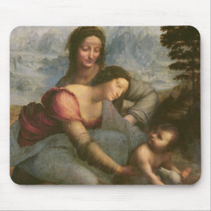 Virgin and Child with St. Anne, c.1510 Mouse Mat