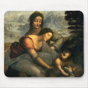 Virgin and Child with St. Anne, c.1510 Mouse Mat