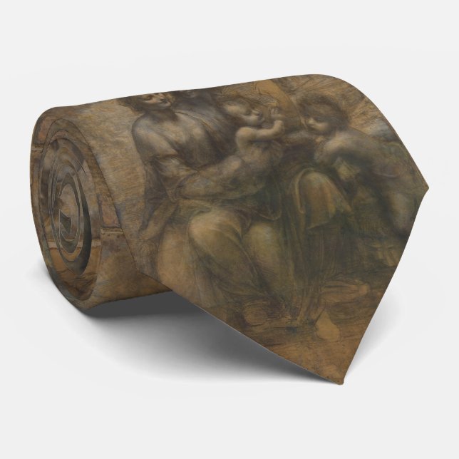 Virgin and Child with St Anne Leonardo da Vinci Tie (Rolled)