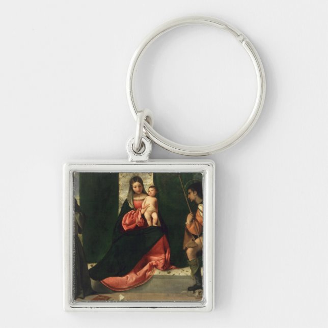 Virgin and Child with St. Anthony of Padua Key Ring (Front)