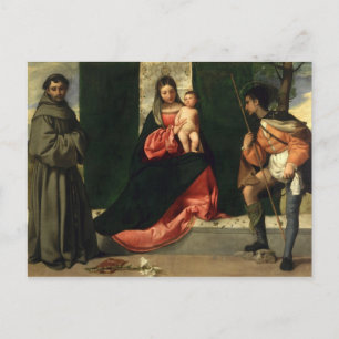 Virgin and Child with St. Anthony of Padua Postcard