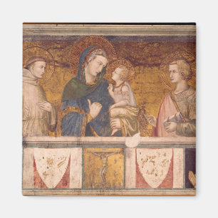 Virgin and Child with St. Francis and St. John Magnet