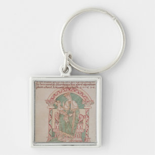 Virgin and Child with St. Gregory the Great Key Ring