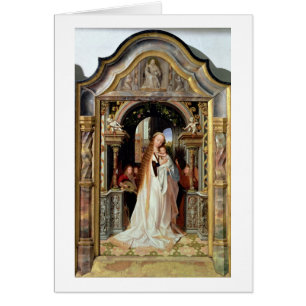 Virgin and Child with Three Angels, central panel