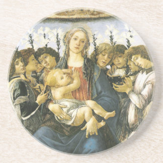 Virgin, Child and Angels Ornament Coaster