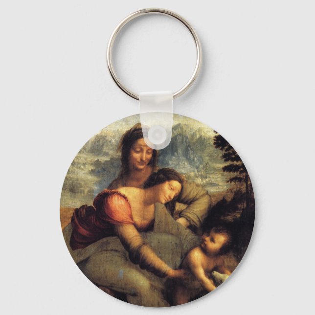 Virgin & Child w/ St.Anne & Lamb Key Ring (Front)