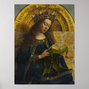 Virgin Enthroned, The Ghent Altarpiece Poster