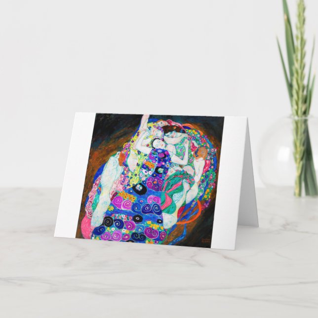 Virgin (Girls), Gustav Klimt Card (Front)