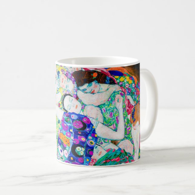 Virgin (Girls), Gustav Klimt Coffee Mug (Front Right)