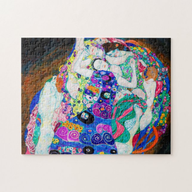 Virgin (Girls), Gustav Klimt Jigsaw Puzzle (Horizontal)