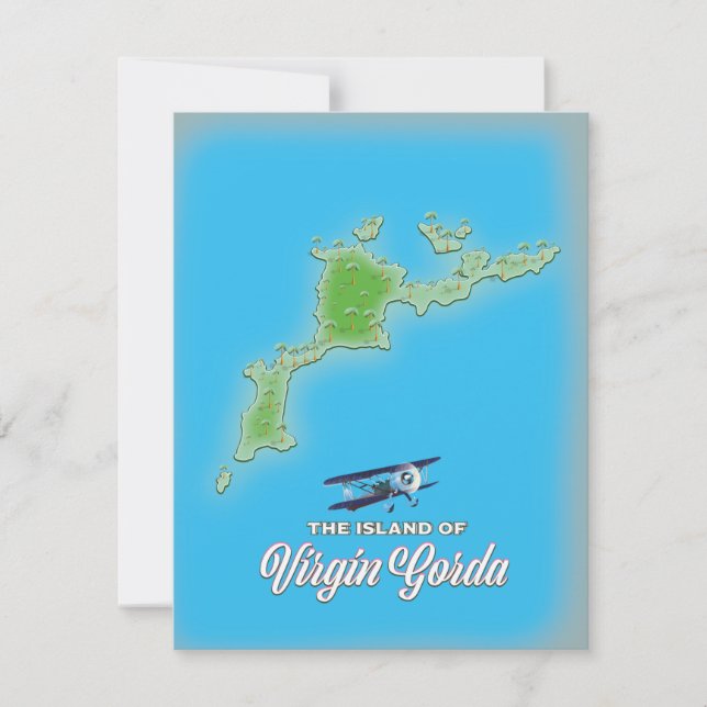 Virgin Gorda Map (Front)