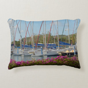 Virgin Gorda Yacht Harbour Decorative Cushion