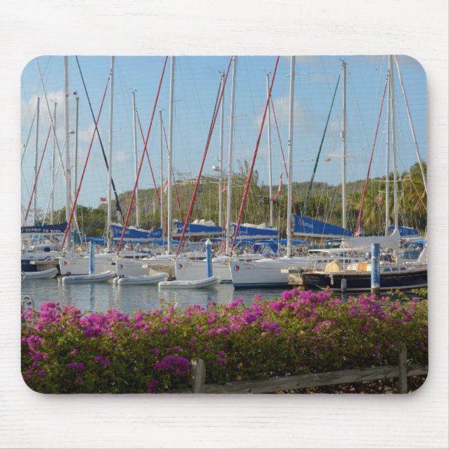 Virgin Gorda Yacht Harbour Mouse Mat (Front)
