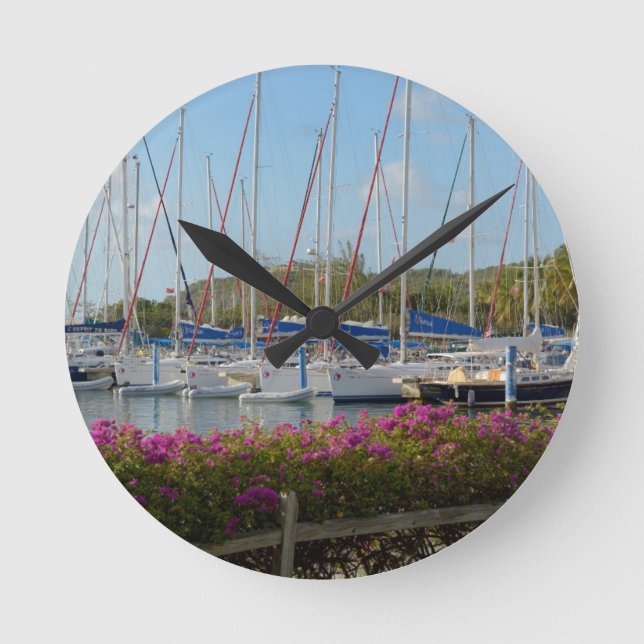 Virgin Gorda Yacht Harbour Round Clock (Front)