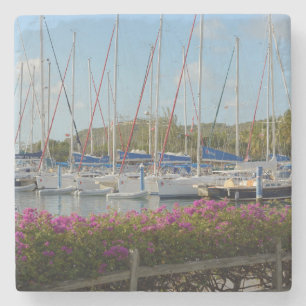 Virgin Gorda Yacht Harbour Stone Coaster