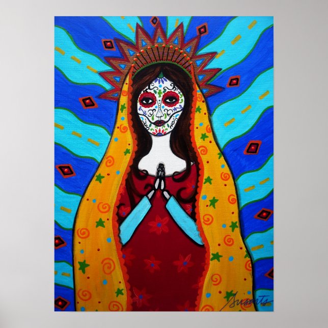 VIRGIN GUADALUPE DIA DE LOS MUERTOS POSTER (Front)