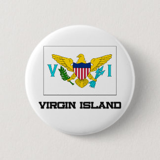 Virgin Island Flag 6 Cm Round Badge
