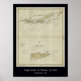 virgin Islands 1921 Poster